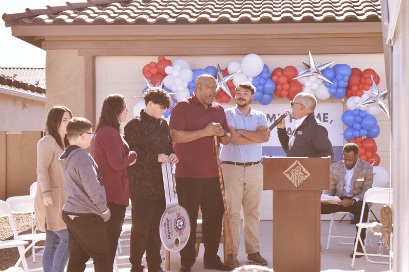 Meritage Homes and Operation Homefront Welcome Veteran Family to a Mortgage-Free Home in Rancho Sahuarita